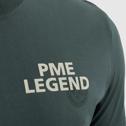 PME-Legend - T-shirt korte mouw - Grijs - Short sleeve r-neck single jersey - Ptss2505571
