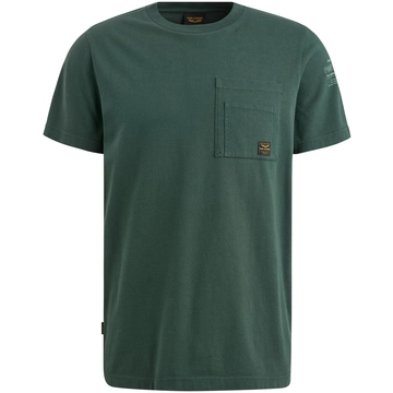 PME-Legend - T-shirt korte mouw - Groen - Ptss2503565 - Short sleeve r-neck play single je