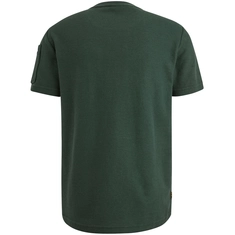 PME-Legend - T-shirt korte mouw - Groen - Ptss2503572 - Short sleeve r-neck structured piq