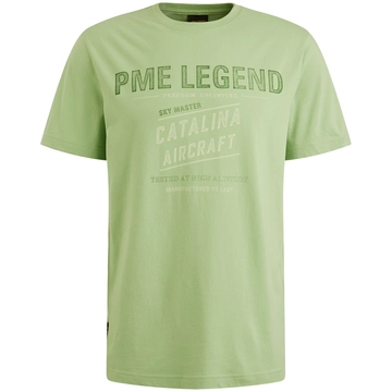PME-Legend - T-shirt korte mouw - Lichtgroen - Ptss2504582 - Short sleeve r-neck single jersey
