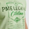 PME-Legend - T-shirt korte mouw - Lichtgroen - Ptss2504593 - Short sleeve r-neck single jersey
