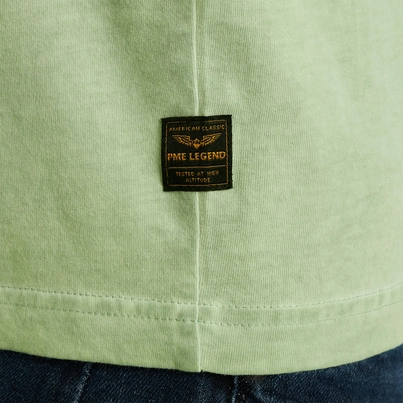 PME-Legend - T-shirt korte mouw - Lichtgroen - Ptss2504593 - Short sleeve r-neck single jersey