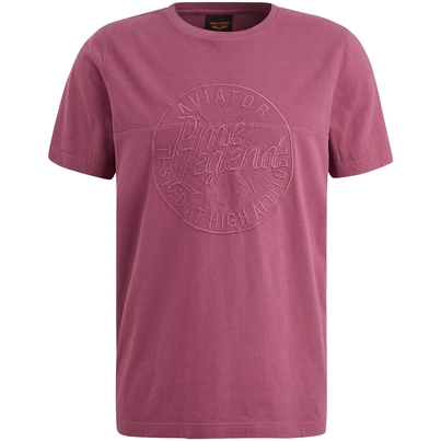 PME-Legend - T-shirt korte mouw - Oudroze - Ptss2503568 - Short sleeve r-neck pique mix