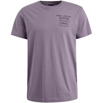 PME-Legend - T-shirt korte mouw - Paars - Ptss2502552 - Short sleeve r-neck play single je