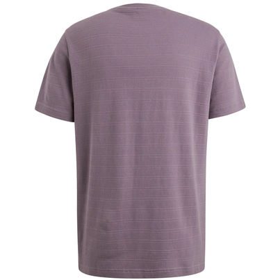 PME-Legend - T-shirt korte mouw - Paars - Ptss2502563 - Short sleeve r-neck jacquard strip