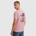 PME-Legend - T-shirt korte mouw - Roze - Short sleeve r-neck single jersey - Ptss2505571