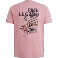 PME-Legend - T-shirt korte mouw - Roze - Short sleeve r-neck single jersey - Ptss2505571