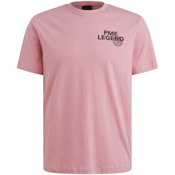 PME-Legend - T-shirt korte mouw - Roze - Short sleeve r-neck single jersey - Ptss2505571