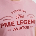 PME-Legend - T-shirt korte mouw - Roze - Short sleeve r-neck single jersey - Ptss2505574