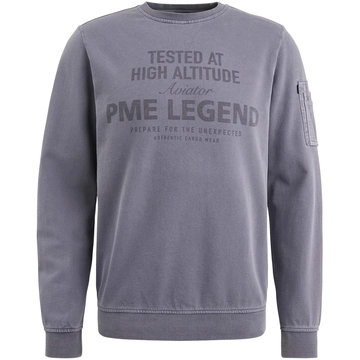 PME-Legend - Trui met ronde hals - Paars - Psw2502482 - Crewneck terry GD