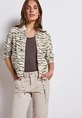 Print jkt w. bomber collar