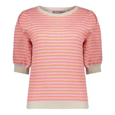 Pullover stripes short sleeves
