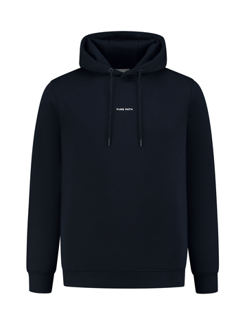 PurePath - Hoodie - Donkerblauw - Essential Logo Hoodie - 10311