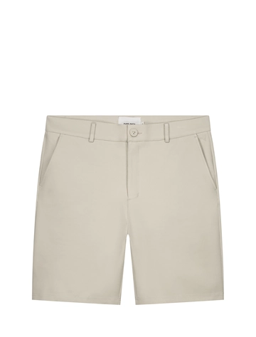 PurePath - Korte broek katoen - Beige - Slim fit Smart Shorts - 25010504