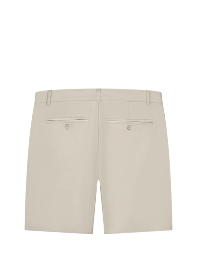 PurePath - Korte broek katoen - Beige - Slim fit Smart Shorts - 25010504