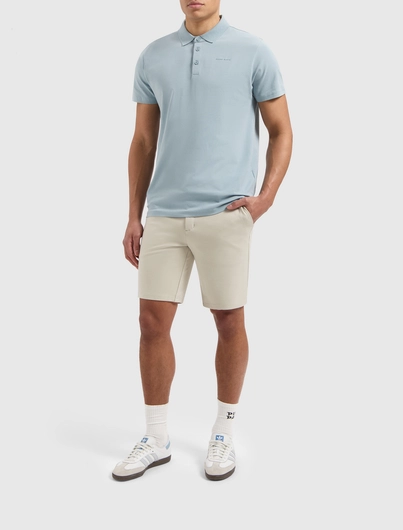 PurePath - Korte broek katoen - Beige - Slim fit Smart Shorts - 25010504