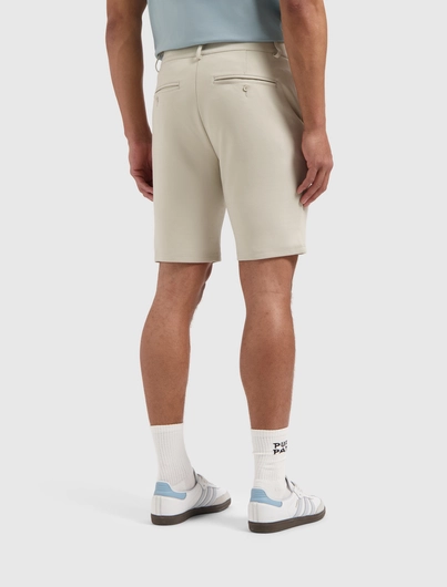 PurePath - Korte broek katoen - Beige - Slim fit Smart Shorts - 25010504