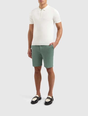 PurePath - Korte broek katoen - Legergroen - Slim fit Smart Shorts - 25010504