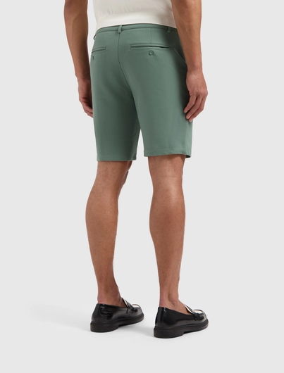 PurePath - Korte broek katoen - Legergroen - Slim fit Smart Shorts - 25010504