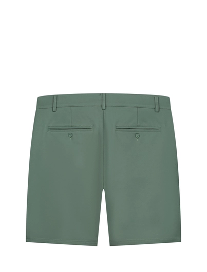 PurePath - Korte broek katoen - Legergroen - Slim fit Smart Shorts - 25010504