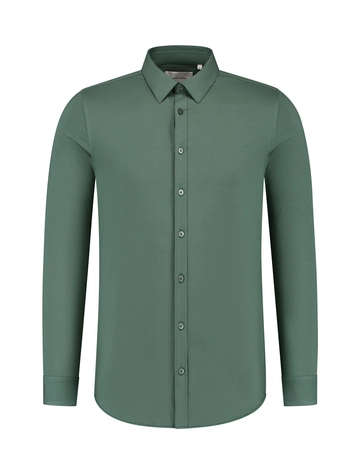 PurePath - Overhemd lange mouw - Groen - 25010220 - Slim fit Smart Shirts