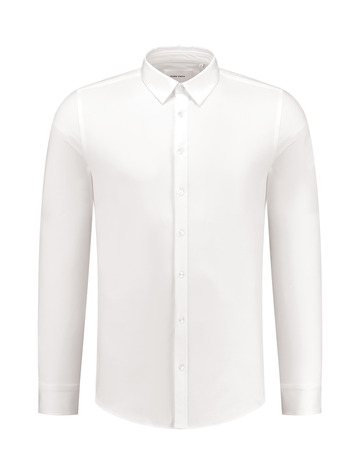 PurePath - Overhemd lange mouw - Wit - Essential Jersey Shirt - 10212