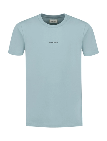 PurePath - T-shirt korte mouw - Blauw - Regular fit Crewneck SS T-shirts - 25010119