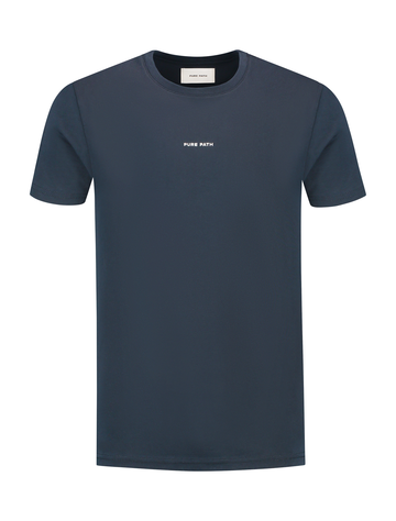 PurePath - T-shirt korte mouw - Donkerblauw - Essential Logo T-shirt - 10111