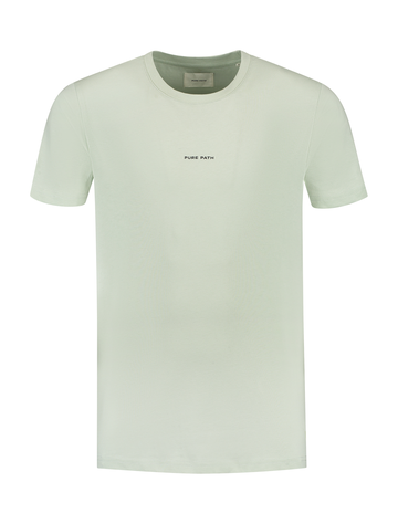 PurePath - T-shirt korte mouw - Lichtgroen - Regular fit Crewneck SS T-shirts - 25010119
