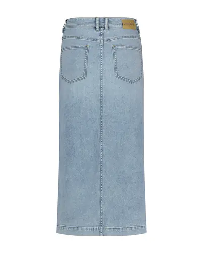 Red Button - Denim rok - Gebleekte denim - Alina skirt frontslit