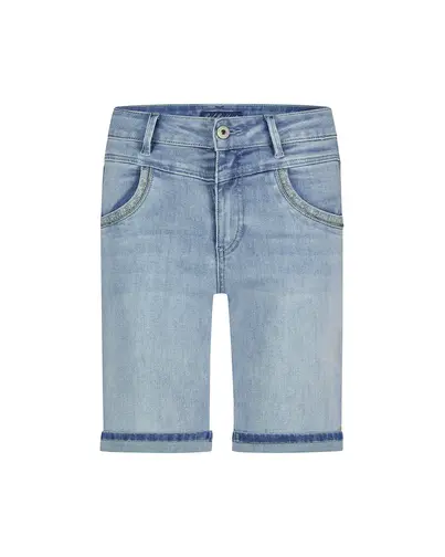 Red Button - Korte broek - Gebleekte denim - Sienna short & embroidery blea - Srb4573