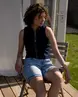 Red Button - Korte broek - Gebleekte denim - Sienna short & embroidery blea - Srb4573