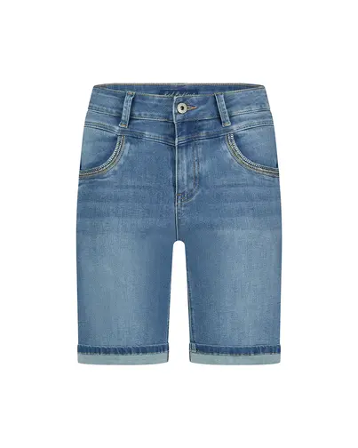 Red Button - Korte broek - Stonewashed Denim - Sienna short & embroidery ston - Srb4444