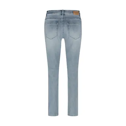 Red Button - Trendy jeans - Gebleekte denim - Sissy beads & embroidery bleac