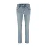 Red Button - Trendy jeans - Gebleekte denim - Sissy beads & embroidery bleac