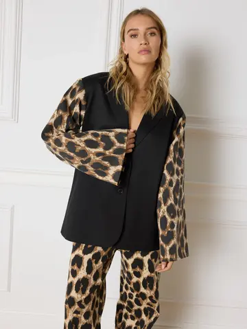 Refined - Blazer - Zwart - Suki oversized blazer - r2412453632