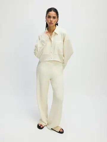 Refined - Katoenen broek - Ecru - Nova Pants - R2503154684