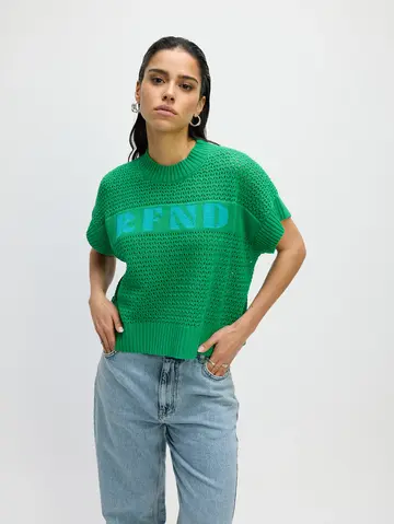 Refined - Sweater - Groen - Bianca Sweater - R2503698667