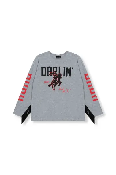 Refined - T-shirt korte mouw - Grijs - Dallas Longsleeve - R2502813624