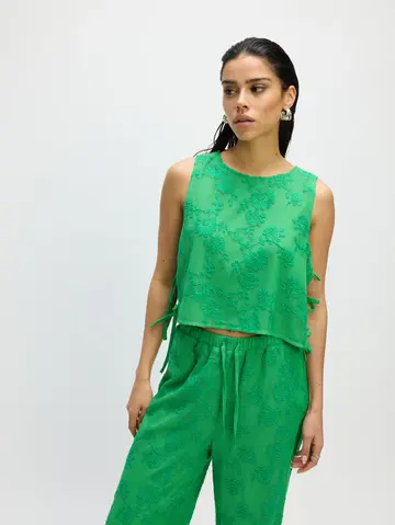 Refined - Tanktop - Groen - Gabrielle Top - R2503828646