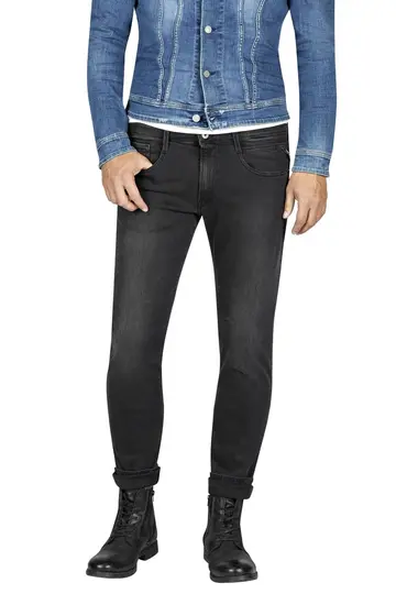 Replay - Slim Fit Jeans - Zwart - M914.000.103.c36