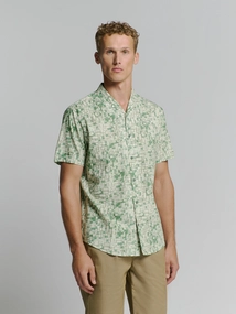 Shirt short sleeve revers coll