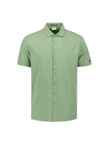 Shirt short sleeve slub jersey