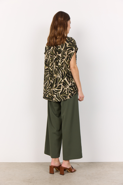 Soyaconcept - Blouse korte mouw - Groen - Sc-Roksana 2