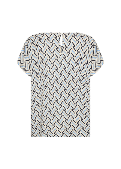 soyaconcept - Blouse korte mouw - Lichtblauw - Sc-Penny 1
