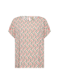 soyaconcept - Blouse korte mouw - Oranje - Sc-Penny 1