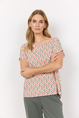 soyaconcept - Blouse korte mouw - Oranje - Sc-Penny 1