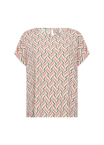soyaconcept - Blouse korte mouw - Oranje - Sc-Penny 1