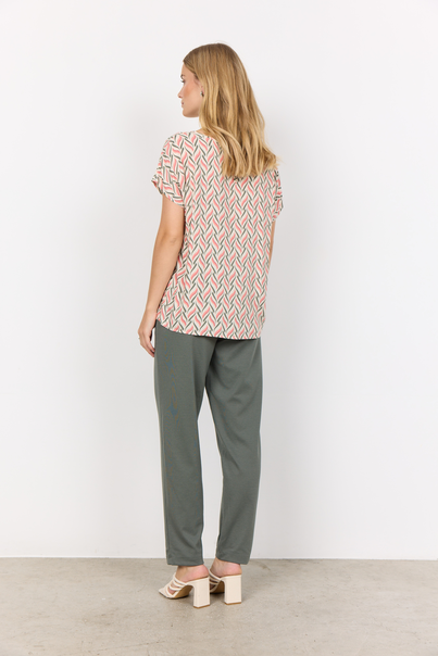 soyaconcept - Blouse korte mouw - Oranje - Sc-Penny 1