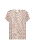soyaconcept - Blouse korte mouw - Oranje - Sc-Penny 1